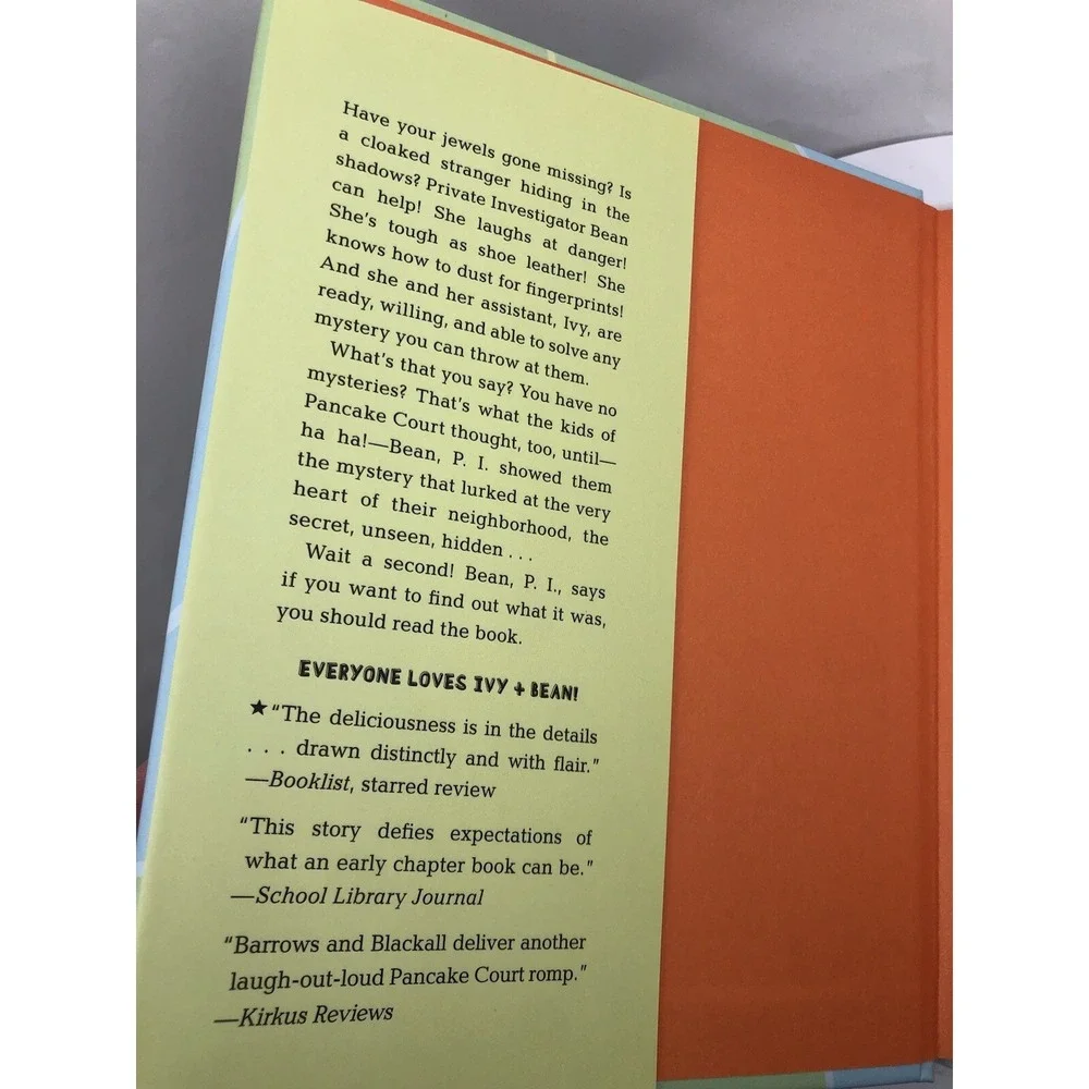 Ivy and Bean Take the Case; Book 10; Ivy & Bean Barrows, Hardcover Book‎ EUC